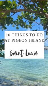 Discover activities in Pigeon Island, St. Lucia, where lush trees meet the vast sea backdrop, offering a serene escape for nature lovers and history enthusiasts alike.